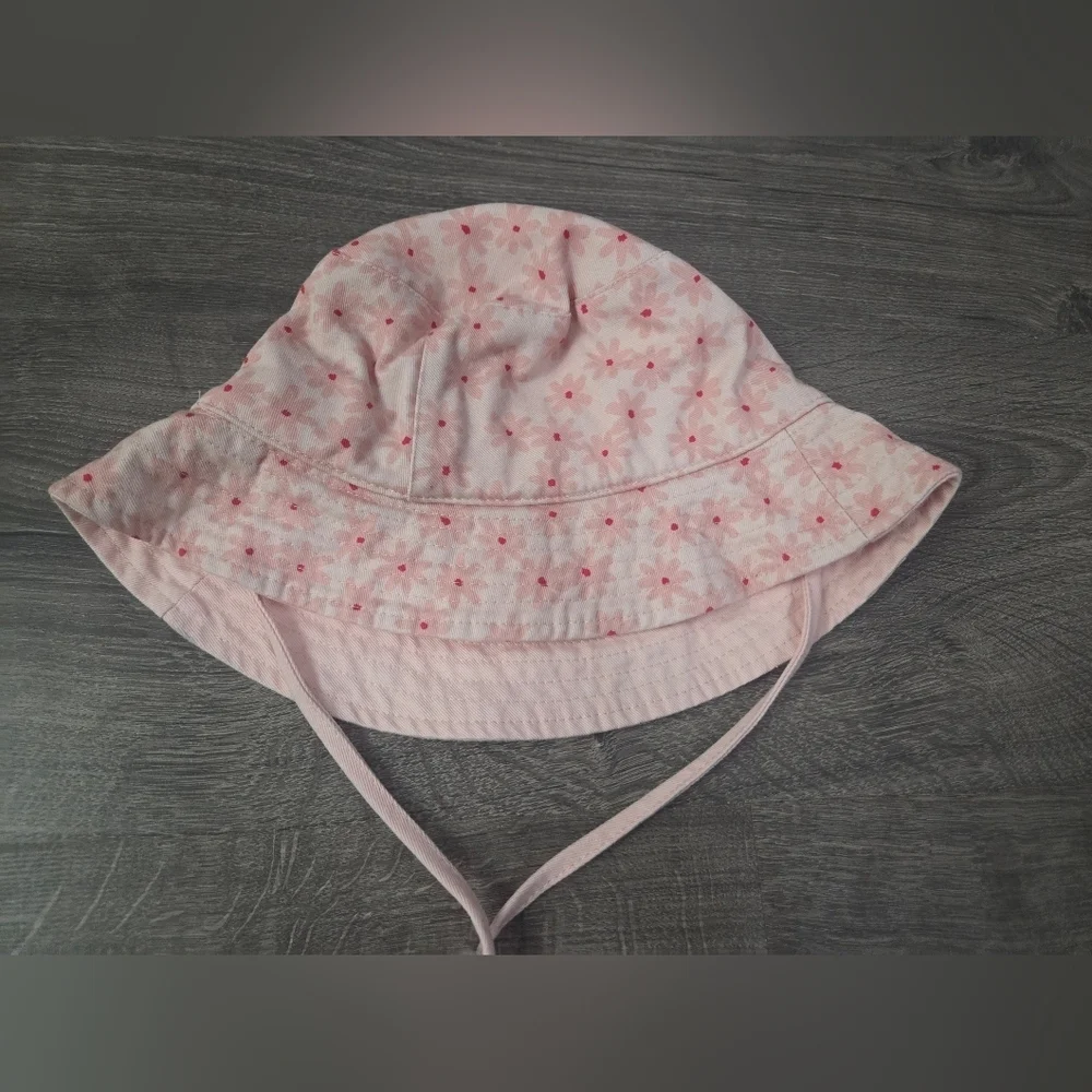 LC Lauren Conrad 100% Cotton Floral Bucket Sun Hat - Youth